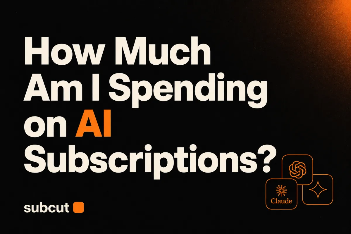 How Much Am I Spending on AI Subscriptions?